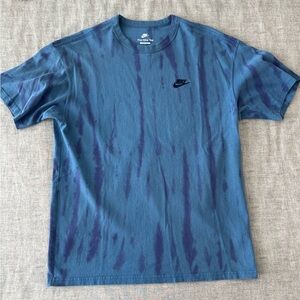 Nike Blue Tie-Dye Men's Shirt
